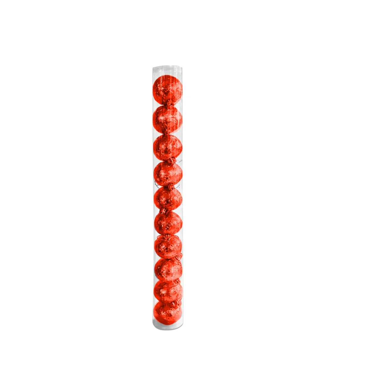 BOLA NAVIDEÑA ROJA 6CM X10