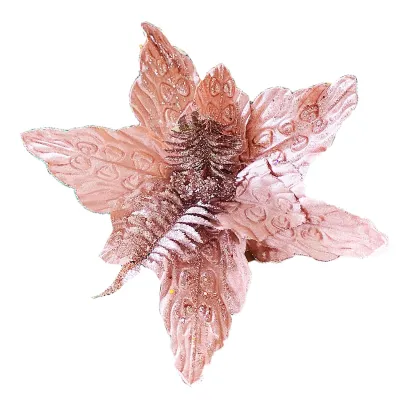 FLOR NAVIDEÑA PALO ROSA 45CM (BJX60)