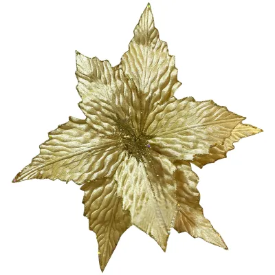 FLOR NAVIDEÑA DORADA (BDJX80)