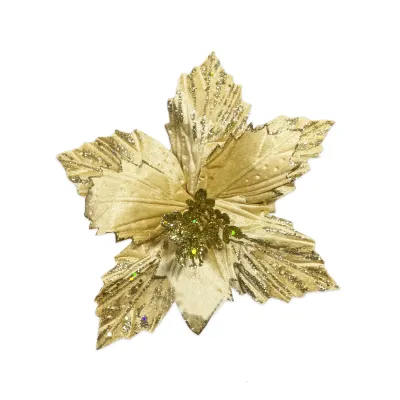 FLOR NAVIDEÑA DORADA (BDJX100)