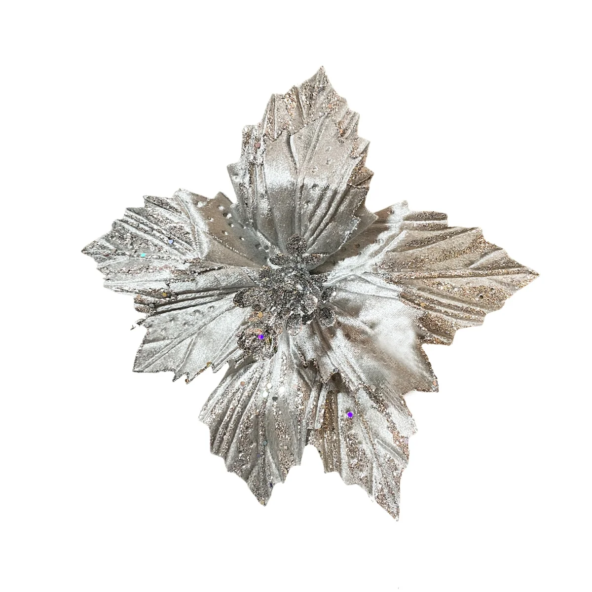 FLOR NAVIDEÑA PLATEADA (BDJX100)