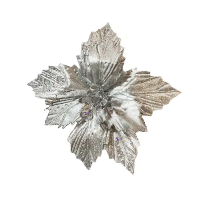 FLOR NAVIDEÑA PLATEADA (BDJX100)