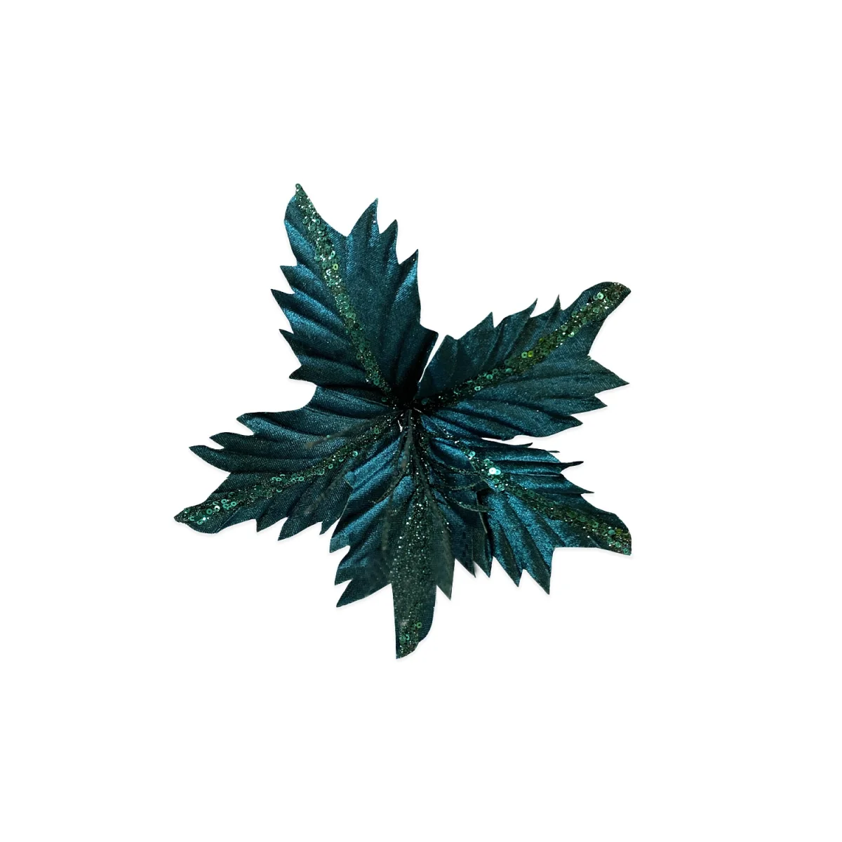 FLOR NAVIDEÑA VERDE ESMERALDA (BDJX120)