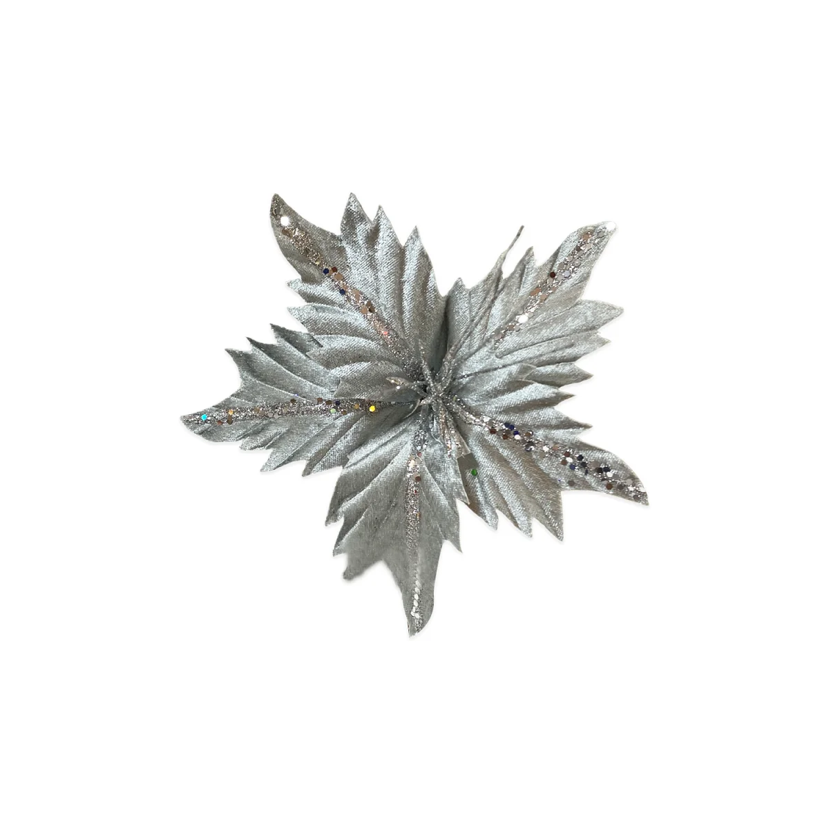 FLOR NAVIDEÑA PLATEADA (BDJX120)