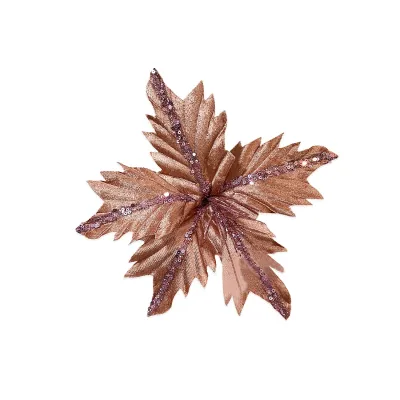 FLOR NAVIDEÑA PALO ROSA (BDJX120)