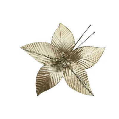 FLOR NAVIDEÑA CHAMPAÑA (BDJX120)