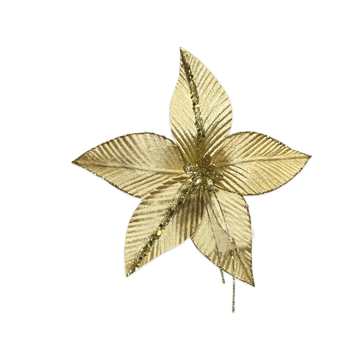 FLOR NAVIDEÑA DORADA (BDJX120)