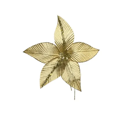 FLOR NAVIDEÑA DORADA (BDJX120)