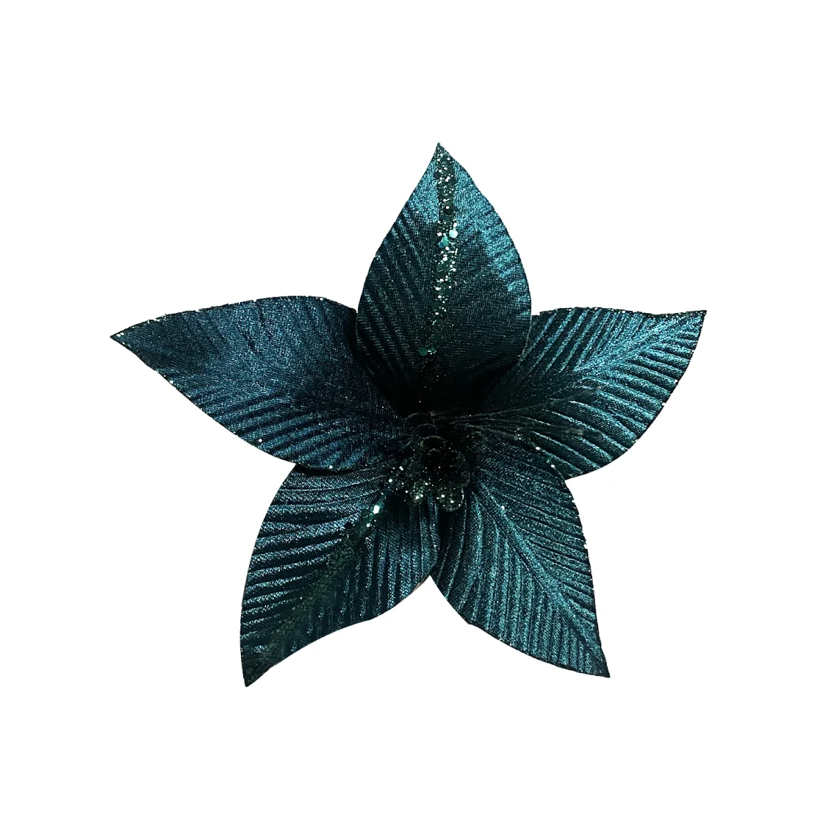 FLOR NAVIDEÑA VERDE ESMERALDA (BDJX120)