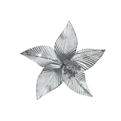 FLOR NAVIDEÑA PLATEADA (BDJX120)