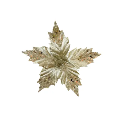 FLOR NAVIDEÑA CHAMPAÑA (BDJX120)