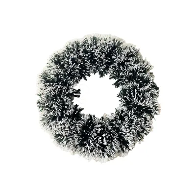 CORONA NAVIDEÑA PUNTAS BLANCAS 24CM