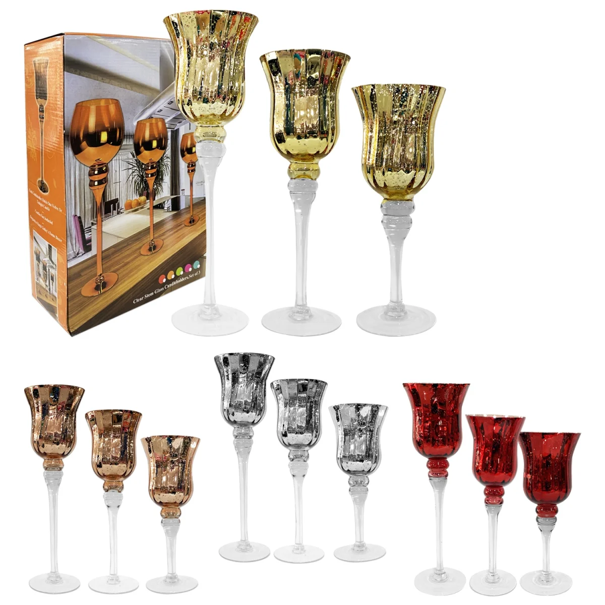 JUEGO DE COPAS NAVIDEÑAS X3