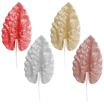 PIN HOJA NAVIDEÑA 43CM (PQTX12XCOL)