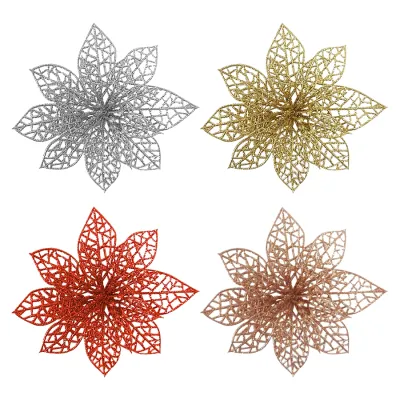 PIN FLOR NAVIDEÑA 12.5CM (PQTX12XCOL)