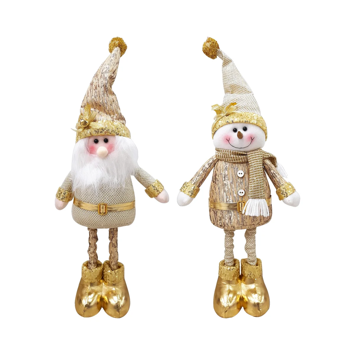 ADORNO MUÑECO NAVIDEÑO PATAS LARGAS 60CM