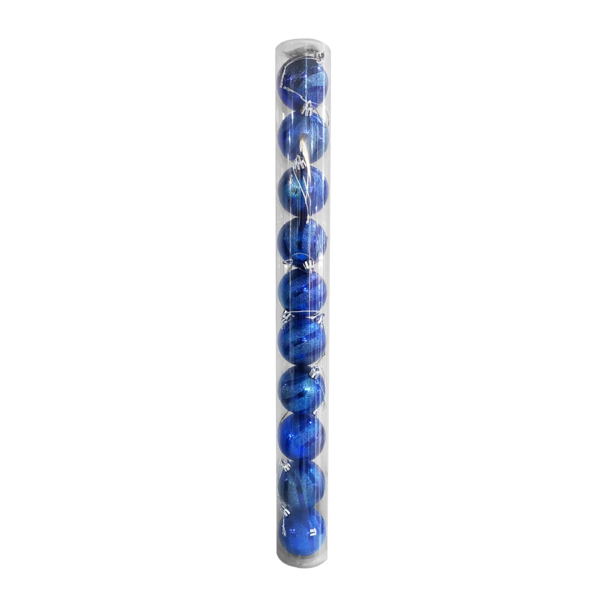 BOLA NAVIDEÑA AZUL OSCURO 6CM X10