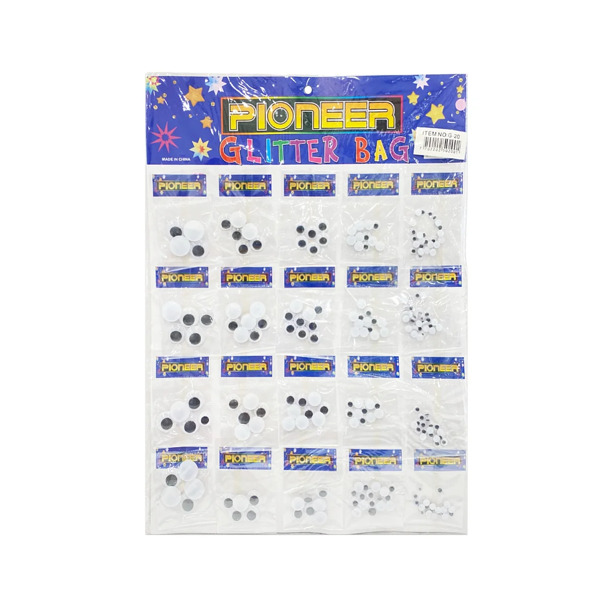 SET OJOS LOCOS PARA MANUALIDADES X20