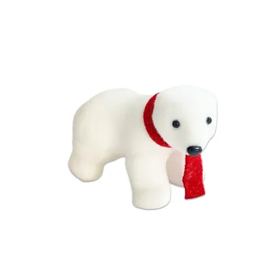 ADORNO OSO NAVIDEÑO 12*19CM