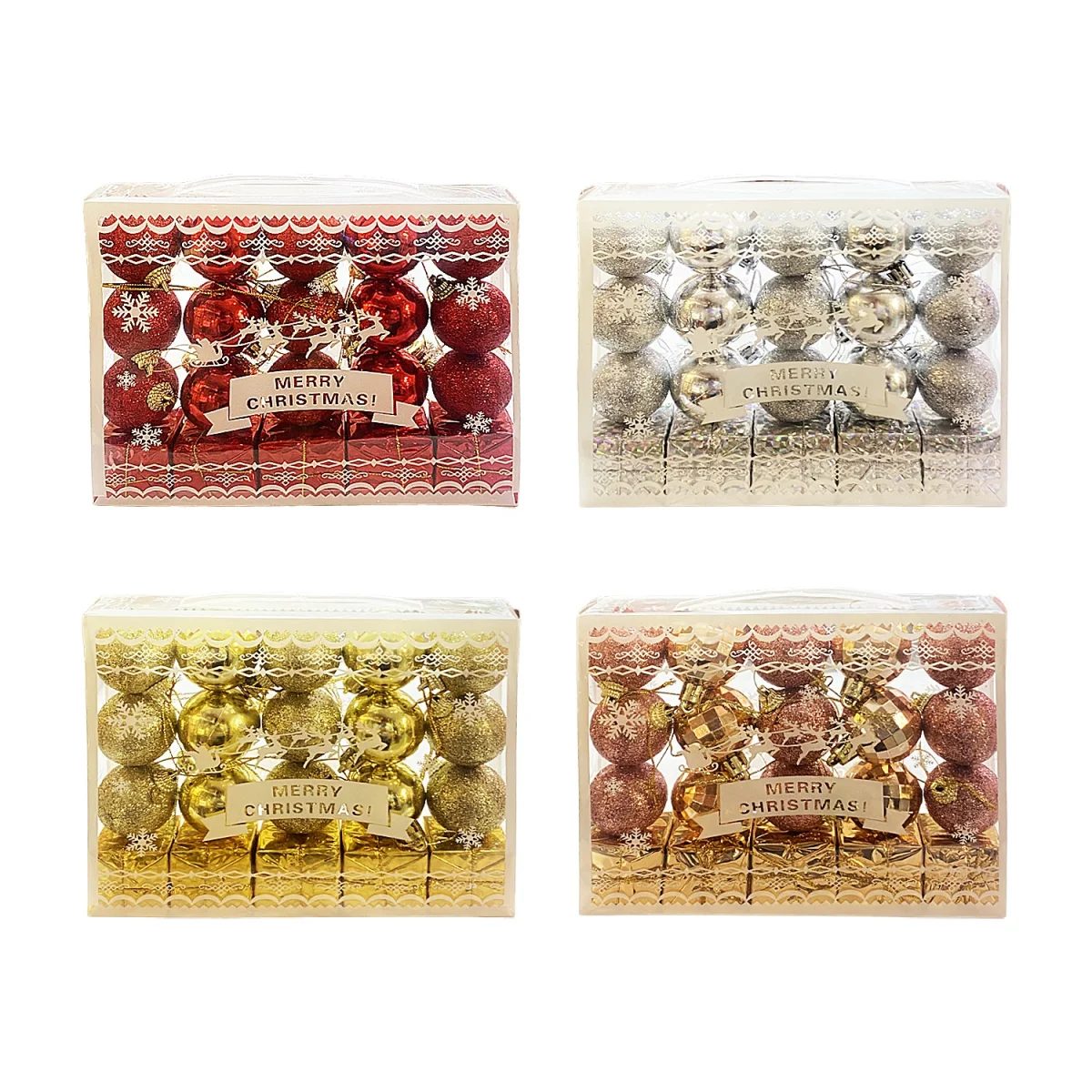 COLGANTE NAVIDEÑO SURTIDO 4CM X20 (4 COL)