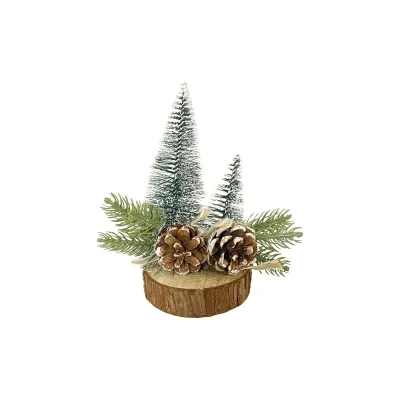 ADORNO ARBOLES NAVIDEÑOS EN MADERA