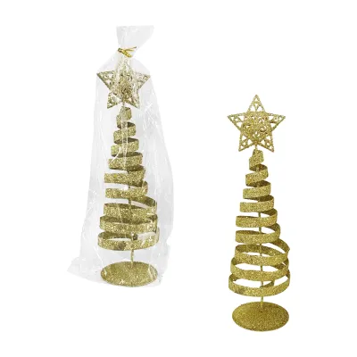 ADORNO ARBOL NAVIDEÑO DORADO 25*65CM