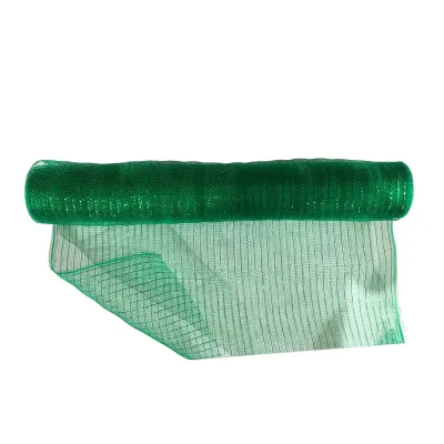 MALLA NAVIDEÑA TRADICIONAL VERDE 52CM*10Y