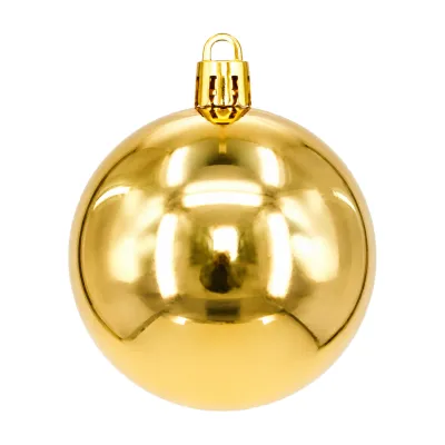 BOLA NAVIDEÑA DORADA BRILLANTE 40CM