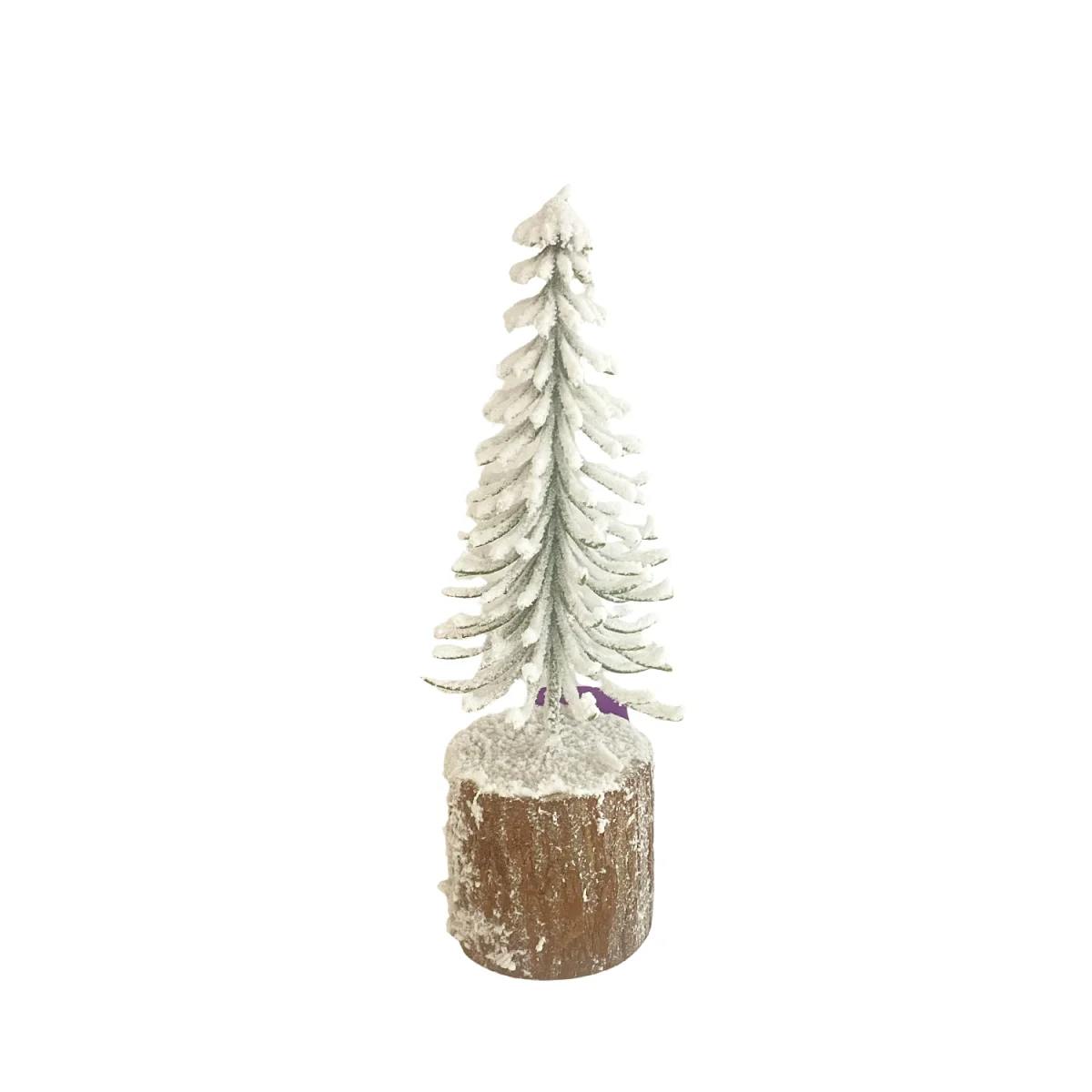 ADORNO ARBOL NAVIDEÑO NEVADO 24CM
