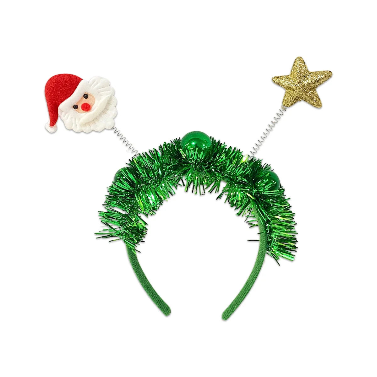 DIADEMA NAVIDEÑA CON ADORNOS