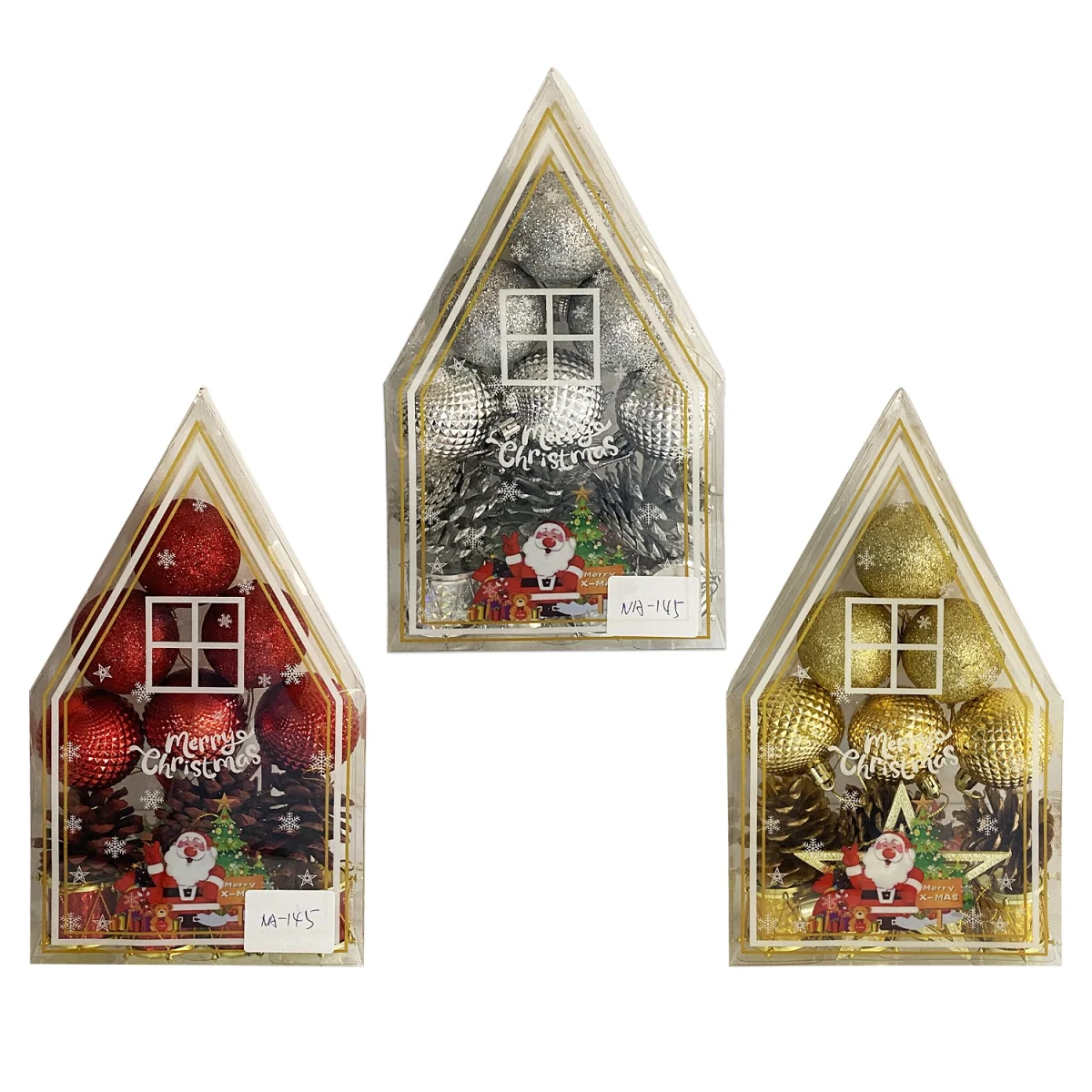 ADORNOS NAVIDEÑOS SURTIDOS 5CM X12