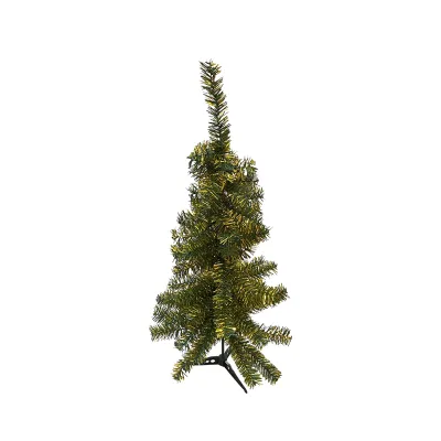 ARBOL NAVIDEÑO PUNTAS DORADAS 90CM 80T