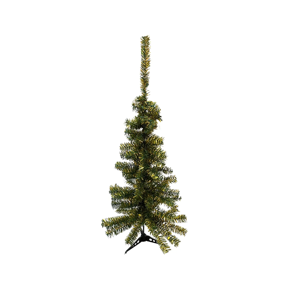 ARBOL NAVIDEÑO PUNTAS DORADAS 120CM 90T