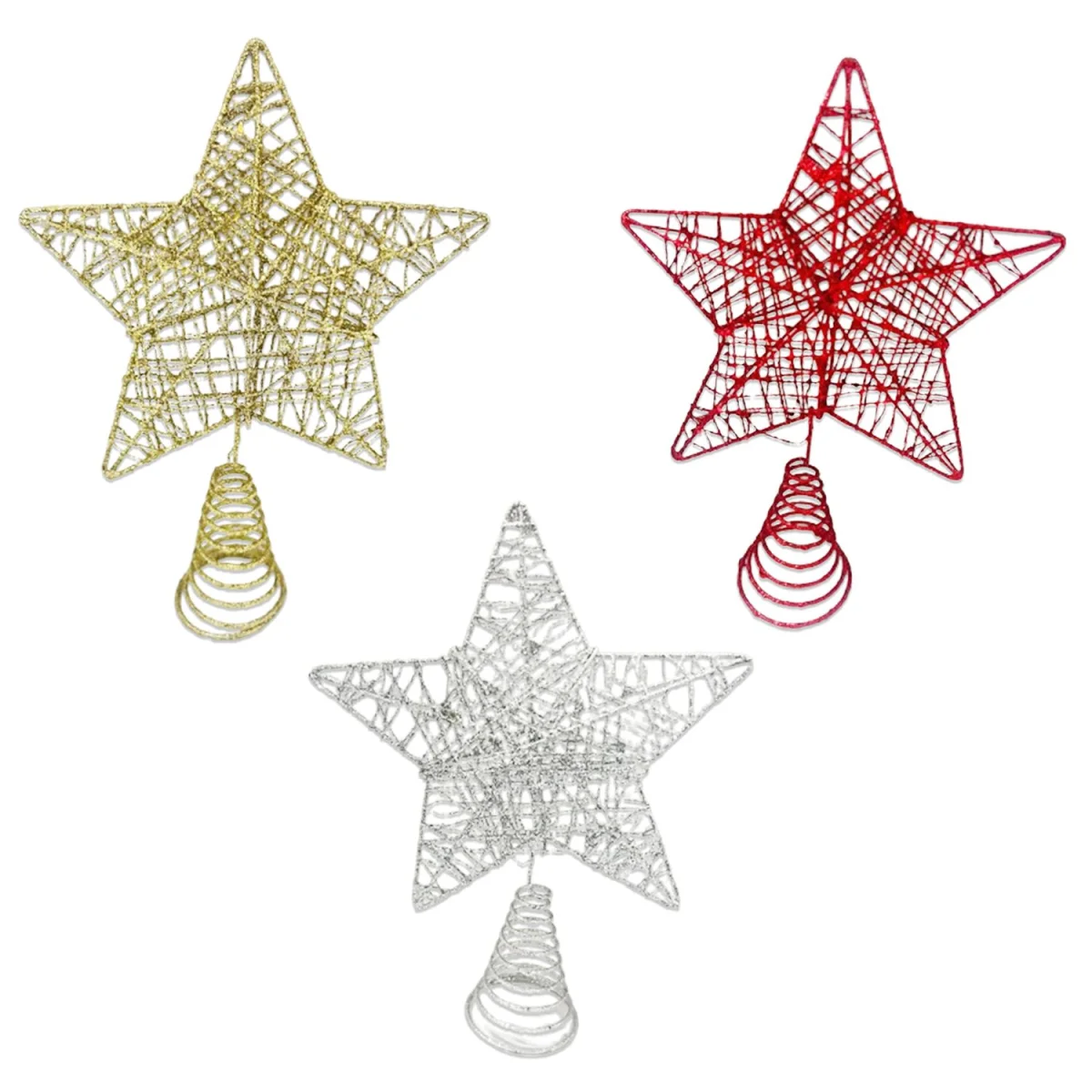 ADORNO ESTRELLA NAVIDEÑA 23*18CM