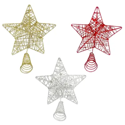 ADORNO ESTRELLA NAVIDEÑA 23*18CM