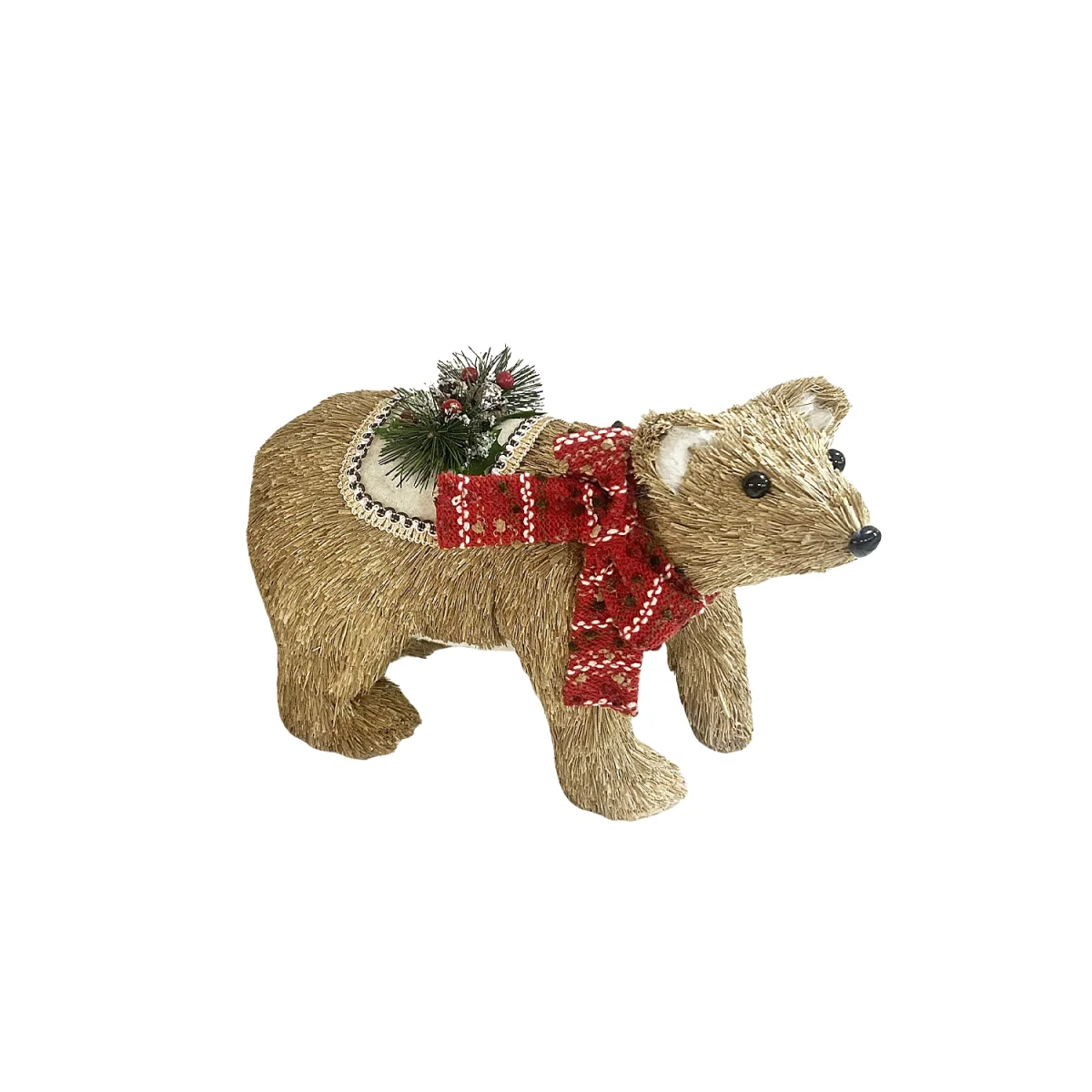 ADORNO OSO NAVIDEÑO 29*13*20CM