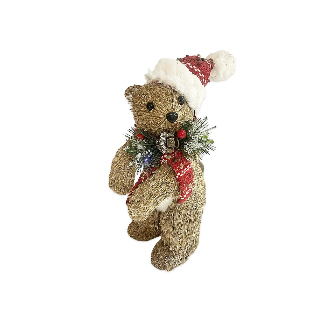 ADORNO OSO NAVIDEÑO 10*11*27CM
