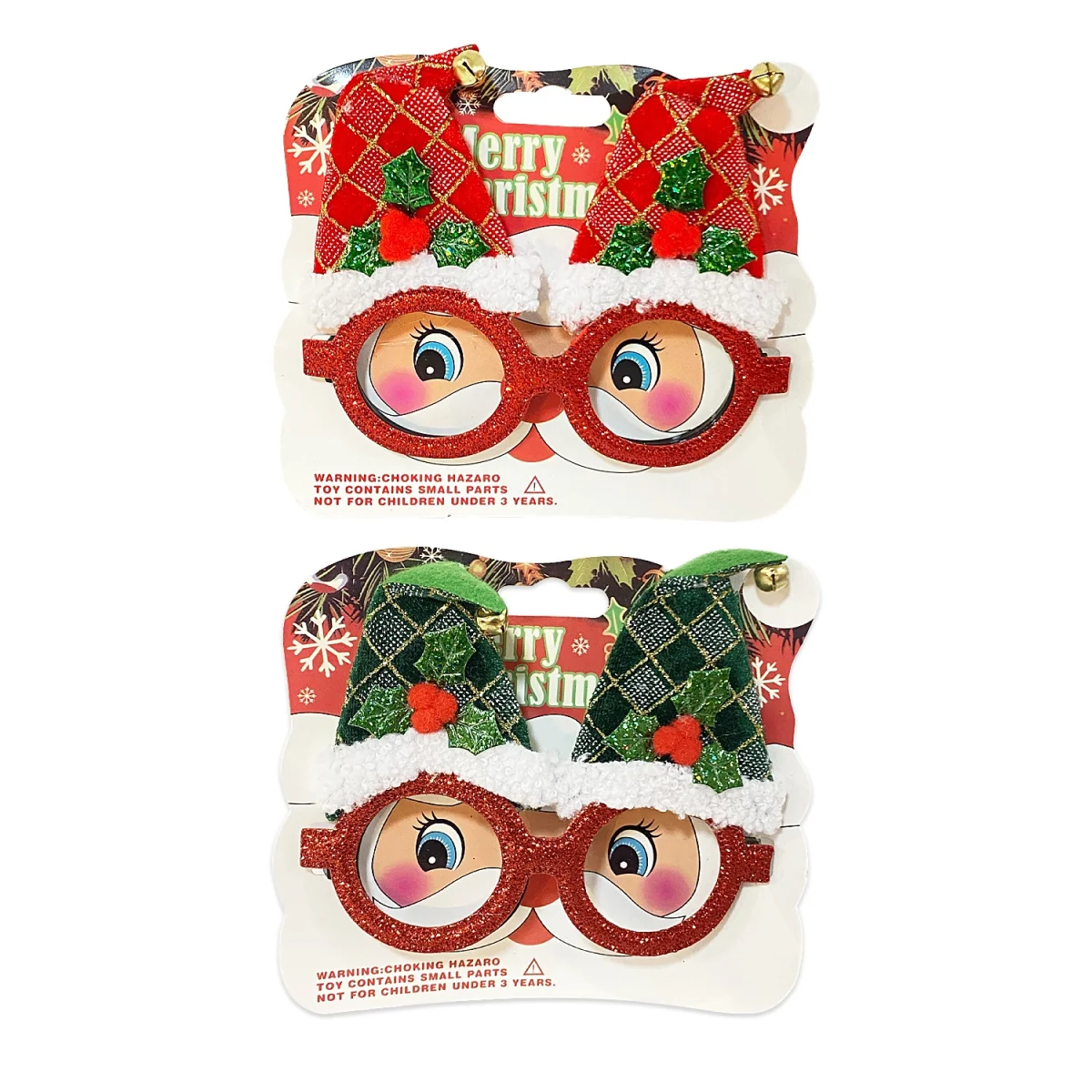 GAFAS NAVIDEÑAS GORRO