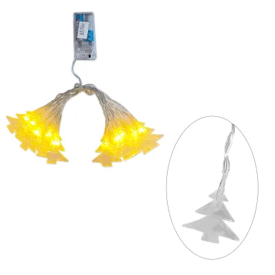 LUCES NAVIDEÑAS ARBOL LUZ CALIDA X10 1.7M (PILAS)