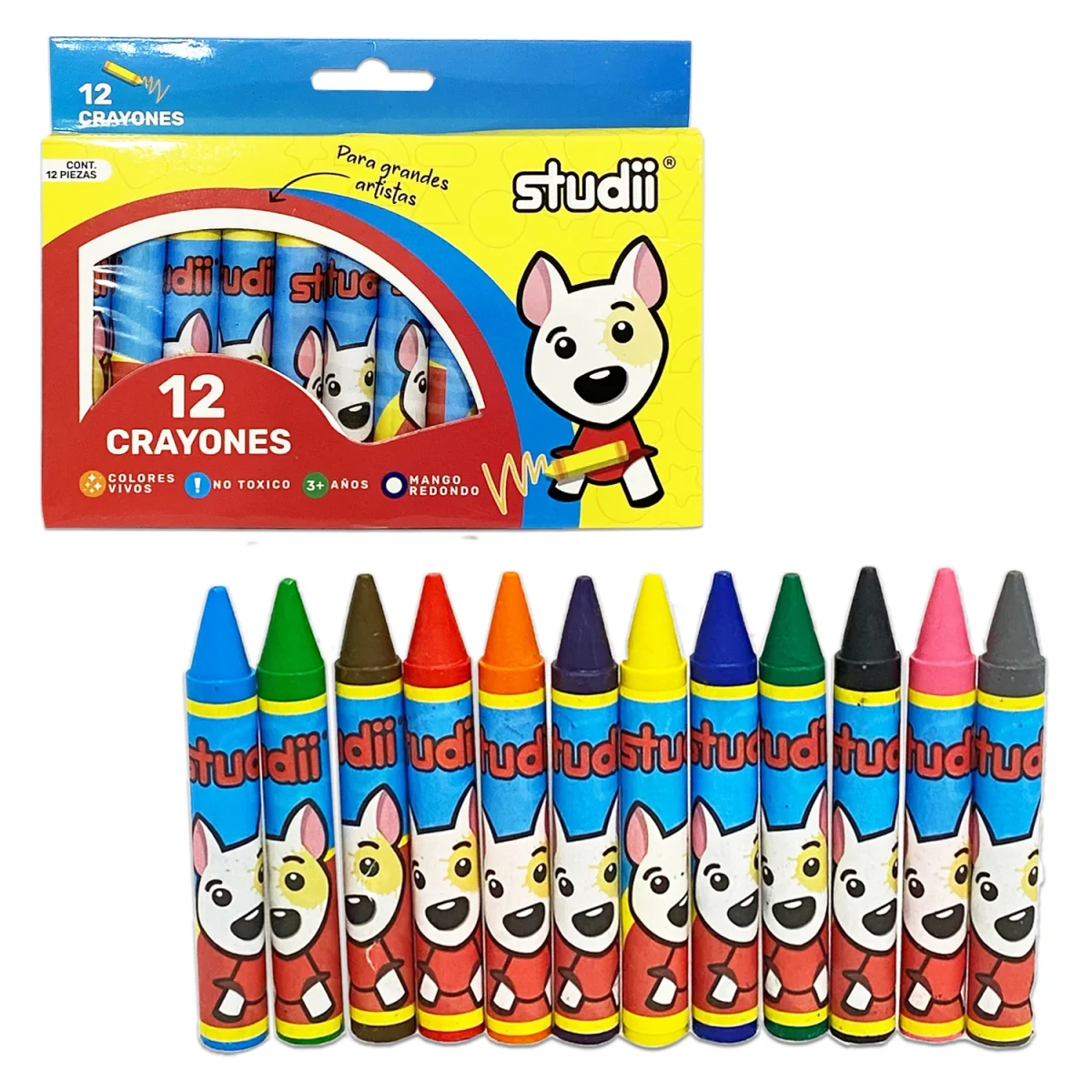 CAJA DE CRAYOLA JUMBO X12 (DISX36)
