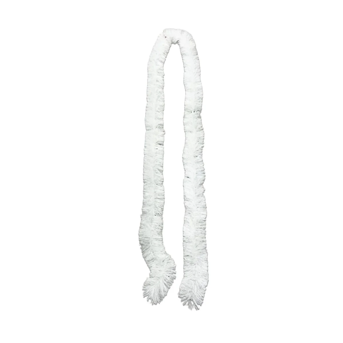 GUIRNALDA NAVIDEÑA BLANCA 12CM*4M