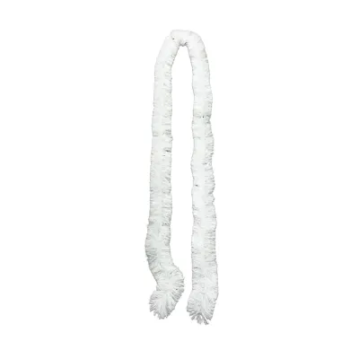 GUIRNALDA NAVIDEÑA BLANCA 12CM*4M