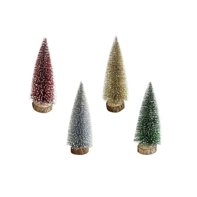 ADORNO ARBOL NAVIDEÑO COLORES 15CM