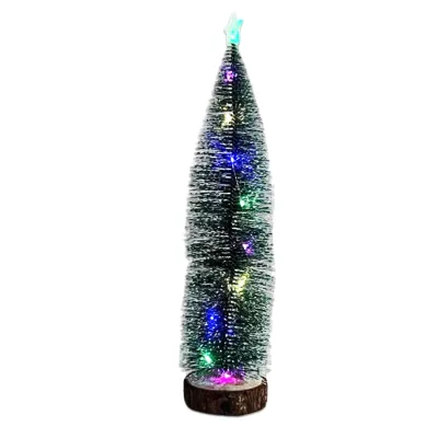 ADORNO ARBOL NAVIDEÑO CON LUZ 40CM