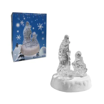 ADORNO PESEBRE NAVIDEÑO LUZ BLANCA (PILAS)