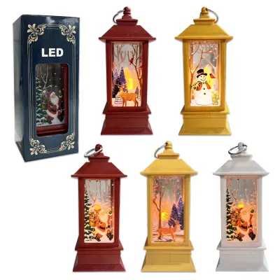 ADORNO FAROL NAVIDEÑO LUZ CALIDA