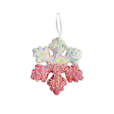 COLGANTE COPO DE NIEVE NAVIDEÑO