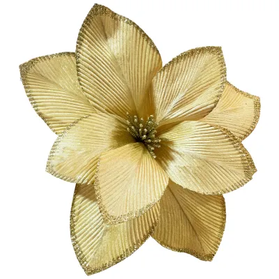 FLOR NAVIDEÑA DORADA (BDJX60)