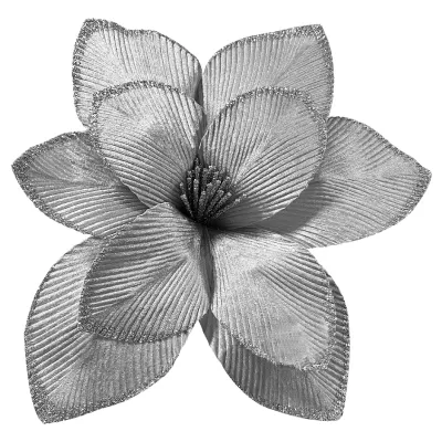 FLOR NAVIDEÑA PLATEADA (BDJX60)