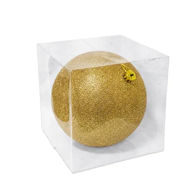 BOLA NAVIDEÑA DORADA 20CM